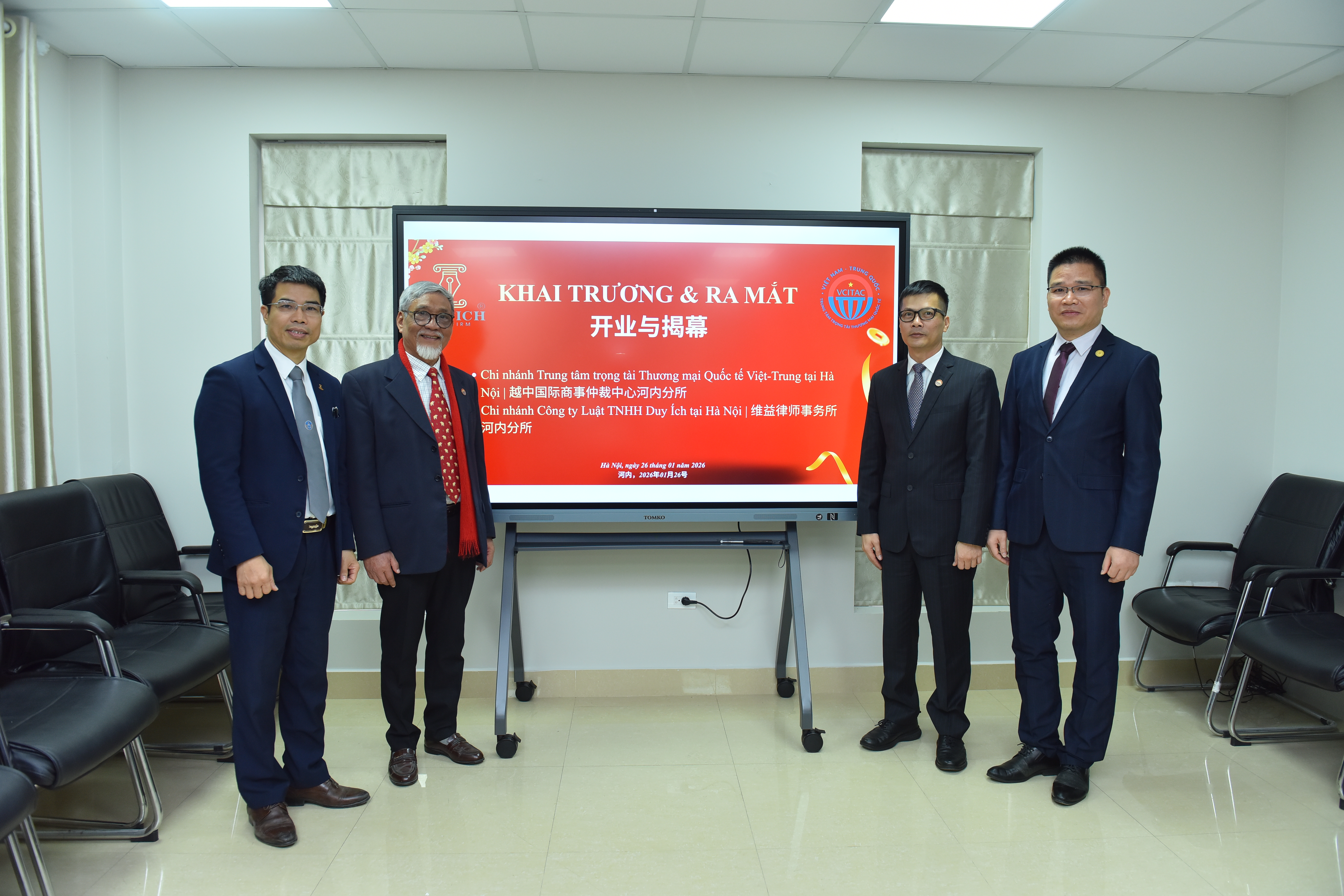 TRUNG TÂM TRỌNG TÀI THƯƠNG MẠI QUỐC TẾ VIỆT – TRUNG (VCITAC) KHAI TRƯƠNG CHI NHÁNH HÀ NỘI